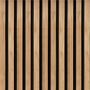 Wall panels - Panelio acoustic wall panel oak honey black - SOBOPLAC
