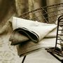 Table linen - Paradis Kaki - Embroidered Linen Tablecloth - ALEXANDRE TURPAULT