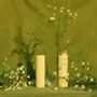Vases - Cochlea dello Sviluppo - vase jaune en verre et pierre pour fleu - COKI