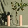 Vases - Vase pour fleurs en verre et pierre_COCHLEA DELLO SVILUPPO - COKI