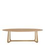 Other tables - MAXINE light oak table - 230 x 76 x 110 cm - BLANC D'IVOIRE