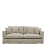 Sofas - ANGIE linen sofa - Beige - BLANC D'IVOIRE
