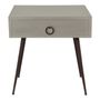 Night tables - LOLA stone bedside table - BLANC D'IVOIRE