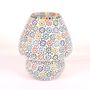 Table lamps - Flower Garden big mashroom handmade lamp in mosaic glass height 32 cm. - SOUL LIGHT EUROPE