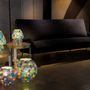 Table lamps - Flower Garden big mashroom handmade lamp in mosaic glass height 32 cm. - SOUL LIGHT EUROPE