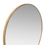 Miroirs - Miroir mural en métal doré AX74011 Ø80x3cm - ANDREA HOUSE