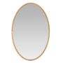 Mirrors - AX74013 Oval Wooden Wall Mirror 60X90Cm - ANDREA HOUSE