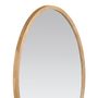 Mirrors - AX74013 Oval Wooden Wall Mirror 60X90Cm - ANDREA HOUSE
