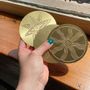 Flatware - Coasters - Engraved Copper - ZENOBIE