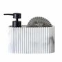 Dish Drainers - CC74066 Marble Polyresin Soap Dispenser - ANDREA HOUSE
