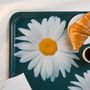 Trays - Rectangular design serving tray - Daisies 43x33 cm - MONBOPLATO