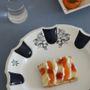 Everyday plates - Angel plate, Elegant dinner plate with angel motifs - MEZZOGIORNOH