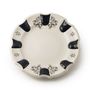 Everyday plates - Angel plate, Elegant dinner plate with angel motifs - MEZZOGIORNOH