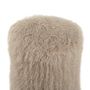 Chaises - Pouf mongol beige MU74086 Ø36x45cm - ANDREA HOUSE