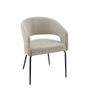 Armchairs - MU74107 Mila Upholstered Chair 56X56X82Cm - ANDREA HOUSE