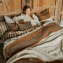 Throw blankets - THE HIGHLAND STRIPE - LIBECO HOME