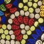 Table lamps - Colored Mandala medium oval Handmade Lamp in mosaic glass h. 25 cm. - SOUL LIGHT EUROPE