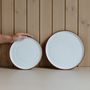Platter and bowls - Bowl 0.6L white · Earth - VAIDAVA CERAMICS