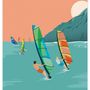 Poster - Windsurf poster | Surf wall art - ZEHPUR