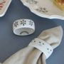 Decorative objects - Decorative Porcelain Napkin Rings, Stars/Twins/Angels - MEZZOGIORNOH