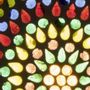 Table lamps - Color universe medium mashroom Handmade Lamp in mosaic glass h. 25 cm. - SOUL LIGHT EUROPE