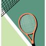 Poster - Tennis racquet poster - ZEHPUR