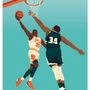 Affiches - Affiche basketball | Poster de basket - ZEHPUR
