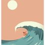 Poster - Surf poster | Sea wall art - ZEHPUR