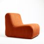 Office seating - CHAUFFEUSE POP (orange) - MAISON JEUDI