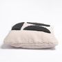 Fabric cushions - IN THE MOON CUSHION (ecru&curry) - MAISON JEUDI