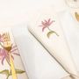 Gifts - Burgundy Dandelion Placemat set of 2 - HYA CONCEPT STORE