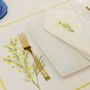 Cadeaux - Set de table lavable Mimosa Yellow Flower, lot de 2 - HYA CONCEPT STORE