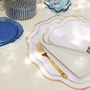 Gifts - Round Contour Silver&Gold Placemat set of 2 - HYA CONCEPT STORE