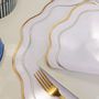 Gifts - Round Contour Silver&Gold Placemat set of 2 - HYA CONCEPT STORE