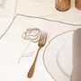 Gifts - Beige Brown Rose Placemat set of 2 - HYA CONCEPT STORE