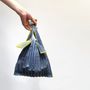 Bags and totes - PLECO BAG - vertical pleats (bio-plastic/recycled polyester) - KNA PLUS