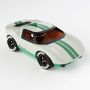 Toys - Playforever - Ken Cline Mini Car - White/Green - L.17.60 cm - PLAYFOREVER