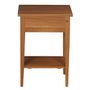 Night tables - Bedside table with drawer in solid oak - MON PETIT MEUBLE FRANÇAIS