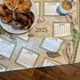 Table linen - Chocolate 2025 Calendar Tea Towel - BEAUVILLÉ