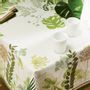 Table linen - Agapanthes tablecloth sand - BEAUVILLÉ