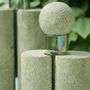 Vases - Green glass and stone vase for flowers, PAPILIO MAGNO - COKI