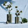 Vases - Vase à fleurs verte en verre et pierre, PAPILIO MAGNO - COKI