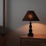 Chambres d'hôtels - HUIT Lamp - fabric shade - KOLLAGE BY LOWLIT