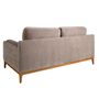 Sofas - 2 seater sofa in brown fabric - ANGEL CERDÁ