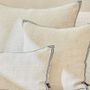 Fabric cushions - LINEN CUSHION COVERS - CALMA HOUSE