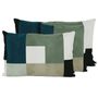 Coussins textile - Coussin brodé Tamba - HAOMY / HARMONY TEXTILES