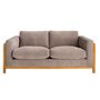 Sofas - 2 seater sofa in brown fabric - ANGEL CERDÁ