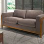 Sofas - 2 seater sofa in brown fabric - ANGEL CERDÁ