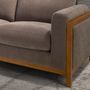 Sofas - 2 seater sofa in brown fabric - ANGEL CERDÁ