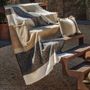 Throw blankets - Calypso wool cushions and plaid - HAOMY / HARMONY TEXTILES